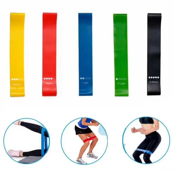 TPE Resistance Bands Set - Strength Training & Yoga Loops - Image 4